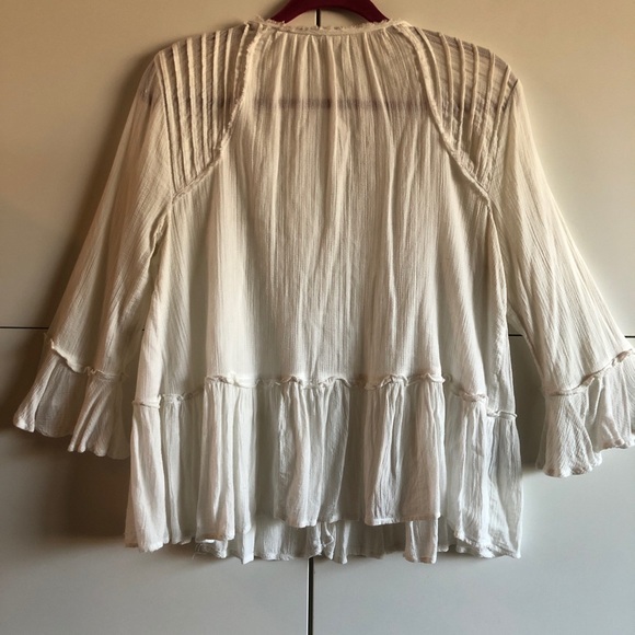 FREE PEOPLE WHITE sweet TOP - Picture 6 of 6